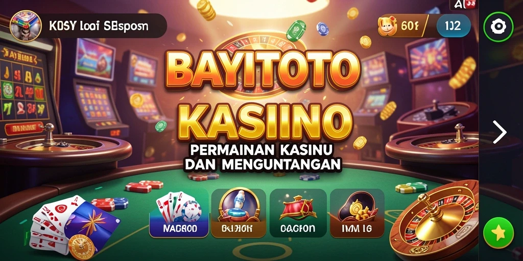 Tampilan gameplay menarik dari BAYITOTO permainan Kasino.