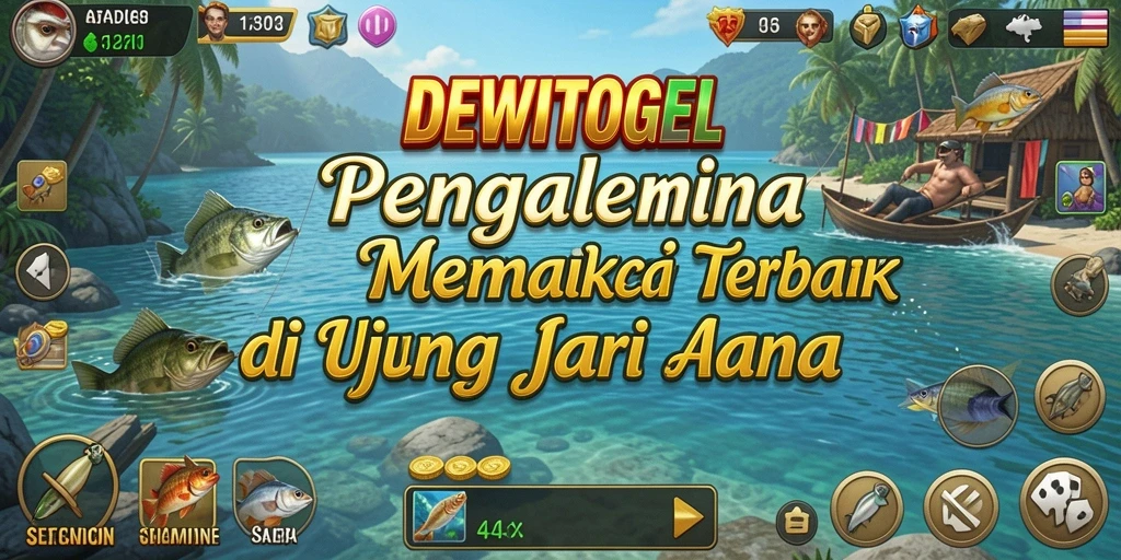 Gameplay memancing yang seru dan mendebarkan di DEWITOGEL.