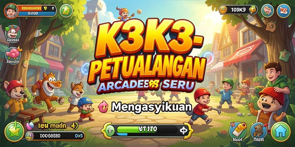 Screenshot utama K3K3 menampilkan gameplay seru dan intensitas tinggi.