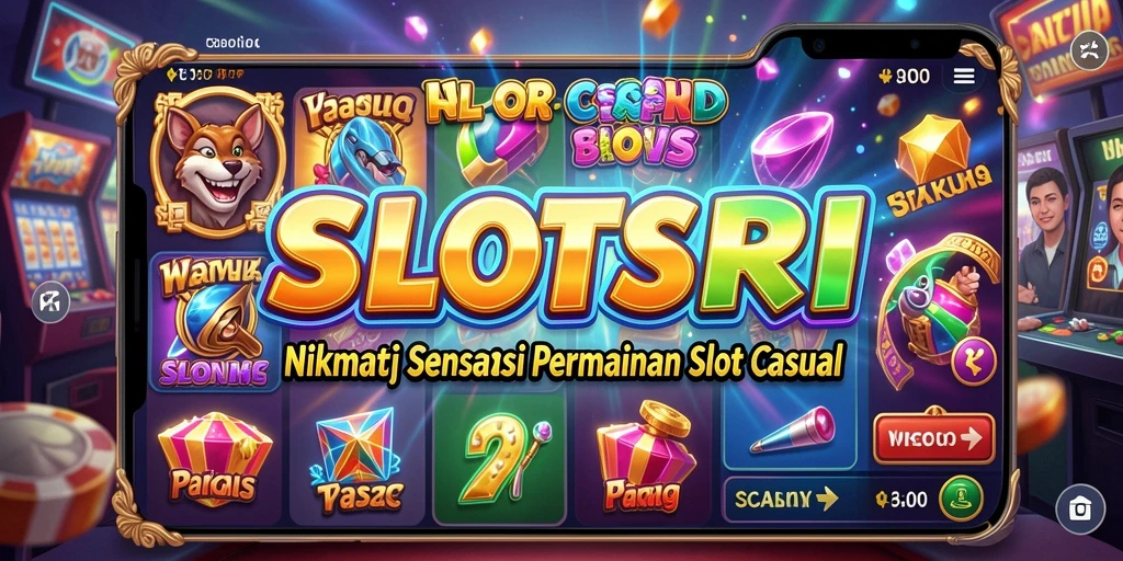 Screenshot utama SLOTSRI menunjukkan serunya bermain slot dengan tema menarik.